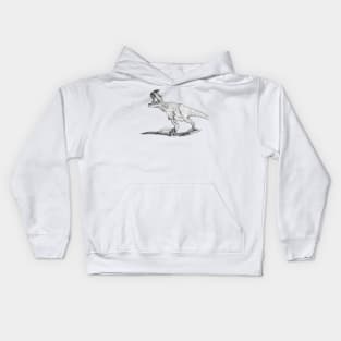 Horned Theropod Kids Hoodie